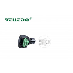 Соединитель для распределительной коробки VELLEDQ DZP-F14S11-10.0PVC/BK