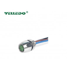 Монтажный разъем VELLEDQ FLQ-M8-F04(М8)-0.2