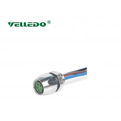 Монтажный разъем VELLEDQ FLQ-M8-F04(М8)-1.0