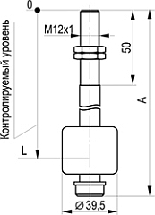 габаритный чертёж DUG1-S4